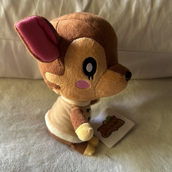 Animal Crossing Fauna plushie stuffed animal brand new with tags, clean, 8” cute - Picture 2 of 13